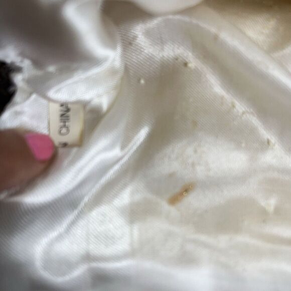 Vintage Handmade Beaded Cream Multi Color Beaded Wedding Small Bag - Picture 8 of 12